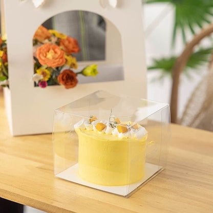 Mini Transparent Cake Box (13x13x11cm)