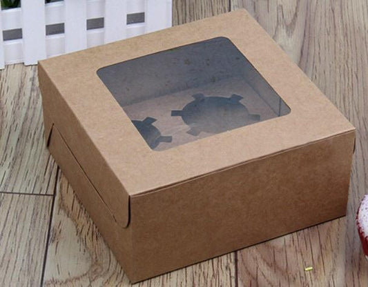 Cupcake Box (Brown)